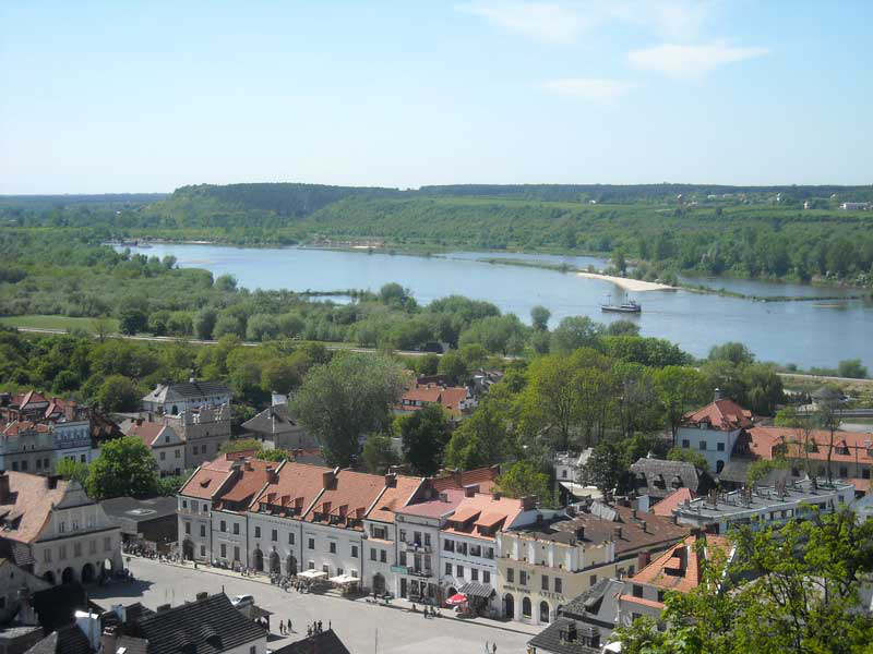 Kazimierz Dolny - Widok na rynek z Góry Trzech Krzyży
